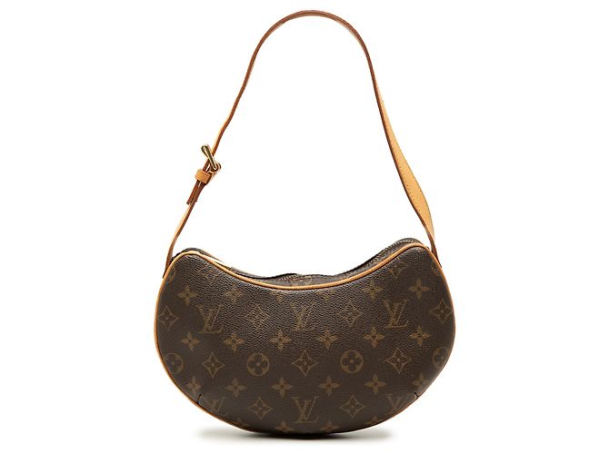 Louis Vuitton Brown Monogram Croissant PM Marron
