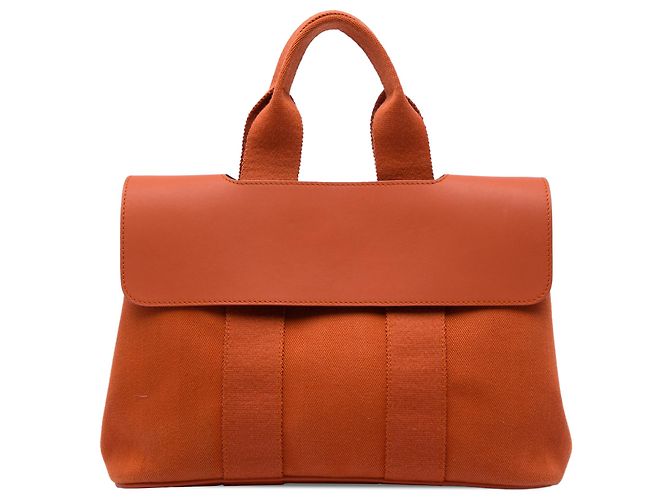 Hermès Orange Toile and Swift Valparaiso PM