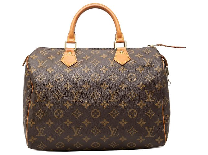 Louis Vuitton Brown Monogram Speedy 30 Marrone