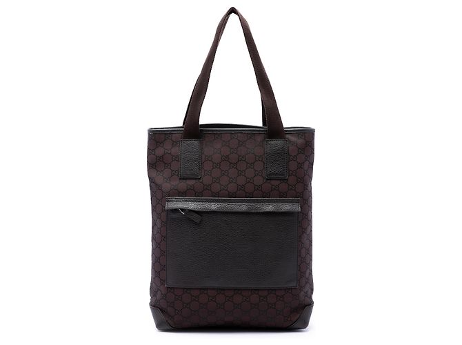 Gucci GG Nylon Tote braun Dunkelbraun