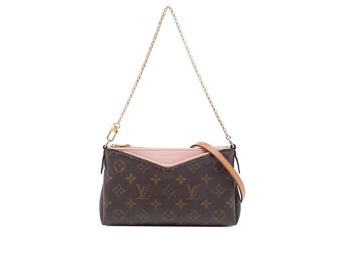 Pochette Louis Vuitton Pallas Monogram Marron