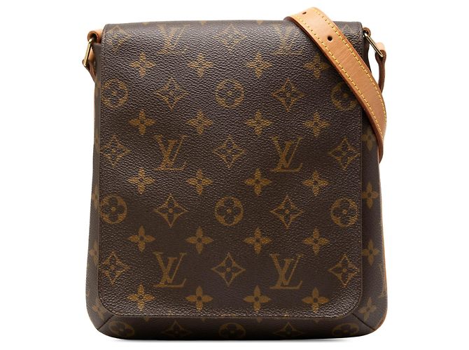 Louis Vuitton Brown Monogram Musette Salsa PM Short Strap Marrom