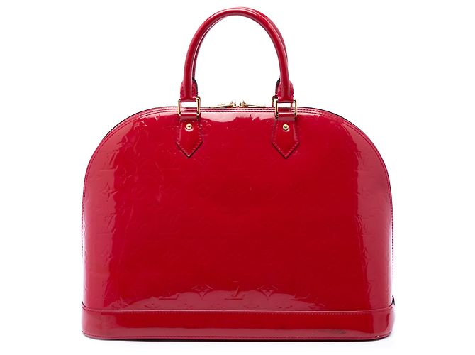 Louis Vuitton Pink Monogram Vernis Alma GM Rose