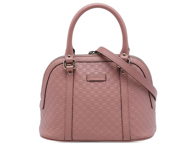 Bolsa Gucci Pink Mini Microguccissima Dome Satchel Rosa