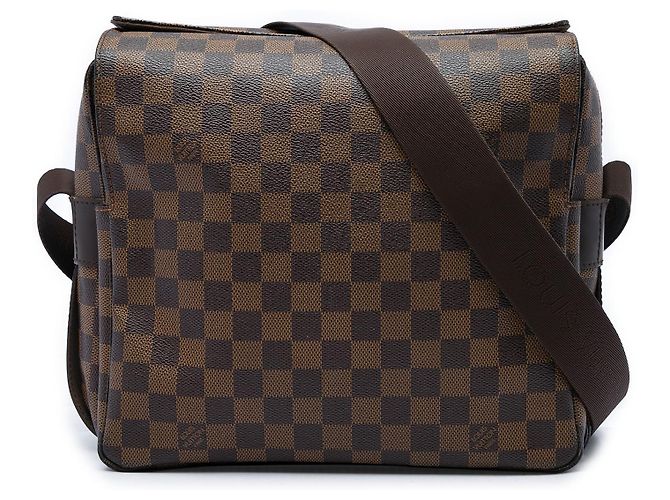 Louis Vuitton Brown Damier Ebene Naviglio Marrom