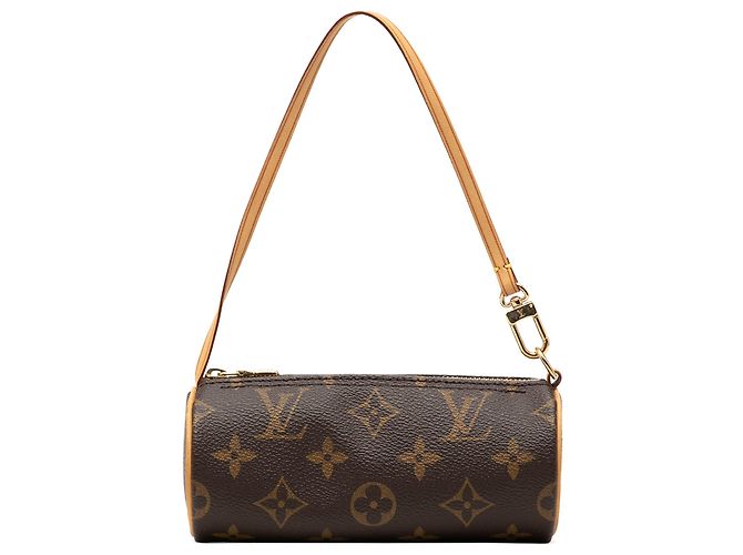 Louis Vuitton Brown Monogram Papillon Pochette Marrom