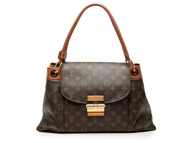 Louis Vuitton Brown Monogram Olympe MM Marron