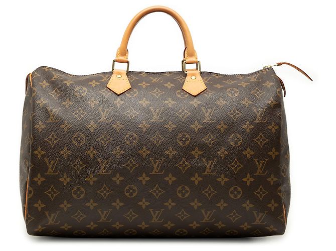 Louis Vuitton Brown Monogram Speedy 40 Marron