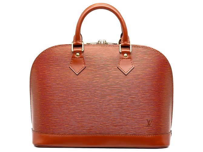 Louis Vuitton Brown Epi Alma PM Marrom