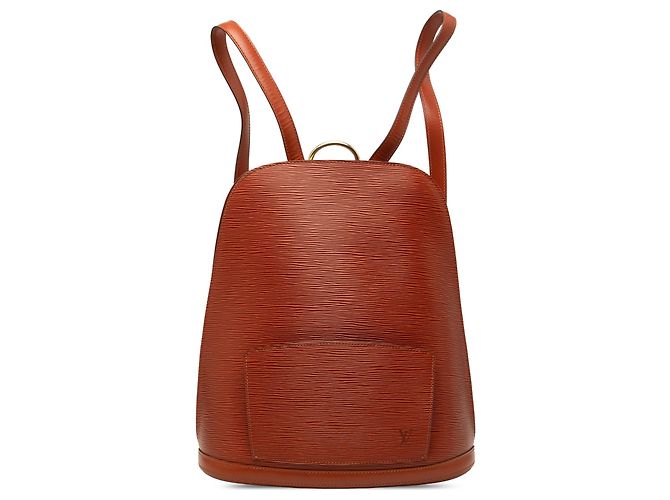 Louis Vuitton Brown Epi Gobelins Marron