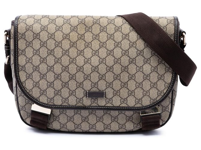Borsa a tracolla Gucci Beige GG Supreme