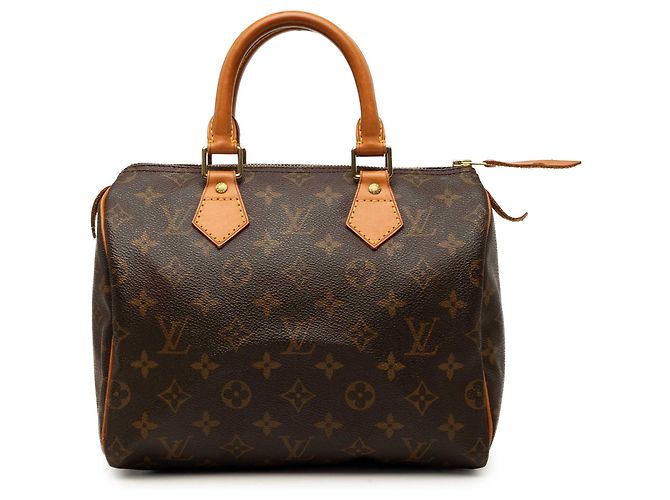 Louis Vuitton Brown Monogram Speedy 25 Marron