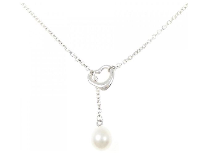 Autre Marque Collana Lariat Tiffany Open Heart
