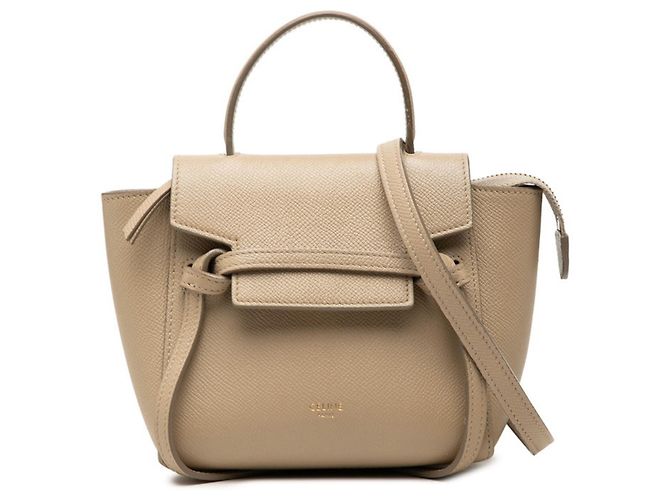 Céline Bolsa Celine Belt Bag Pico Bege