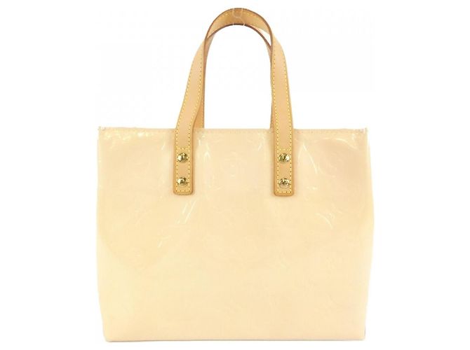 Bolsa Louis Vuitton Vernis Lead PM Marrom Rosa Bege