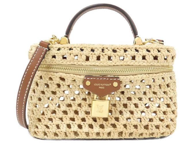Sac à main Vanity Chain Louis Vuitton Beige