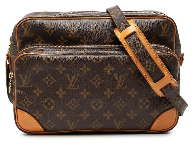 Borsa a tracolla Louis Vuitton Monogram Nile Marrone