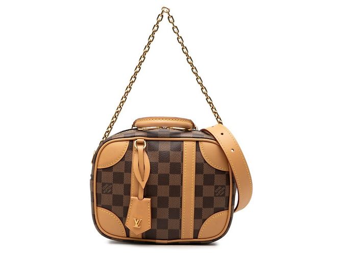 Louis Vuitton Damier Valisette Souple BB Handtasche Braun Beige