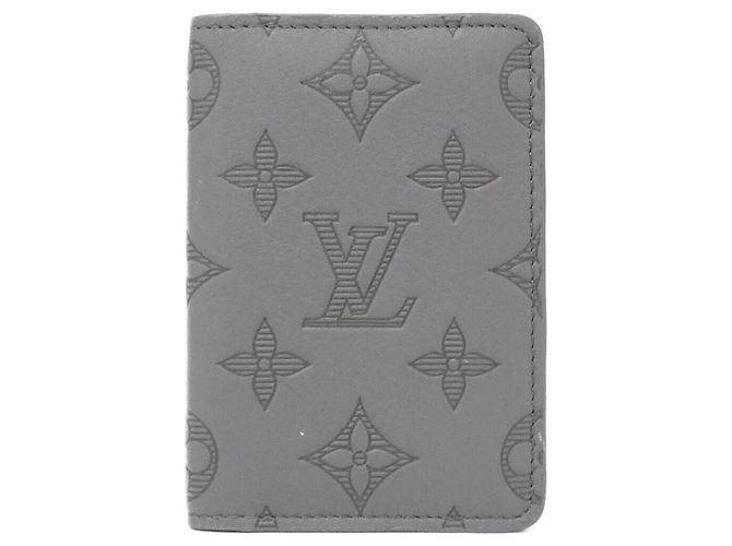 Organizer Louis Vuitton Monogram Shadow Business Card Case Grey