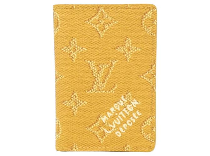 Louis Vuitton Monogram Heritage Organizer de Poche Golden Yellow