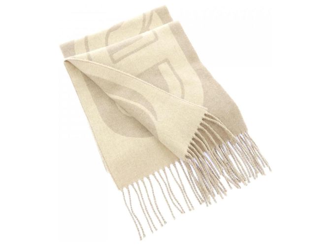 Hermès Hermes Maillon Cashmere Stole Beige