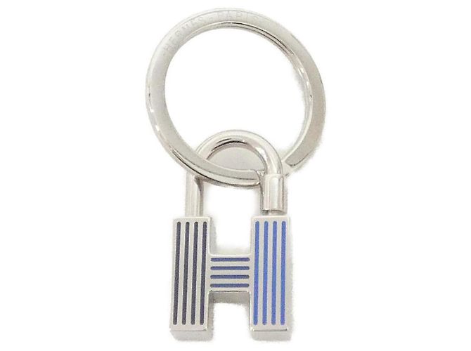 Hermès Portachiavi Hermes Cadena Quiz Rainbow Blu