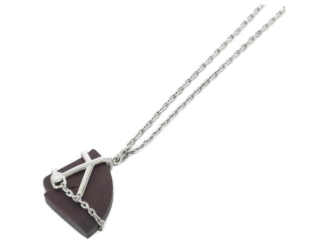 Hermès Collar Cheval Hermes Castaño