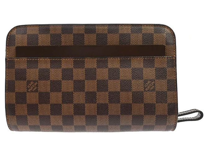 Louis Vuitton Pochette Saint Louis Damier Marrone