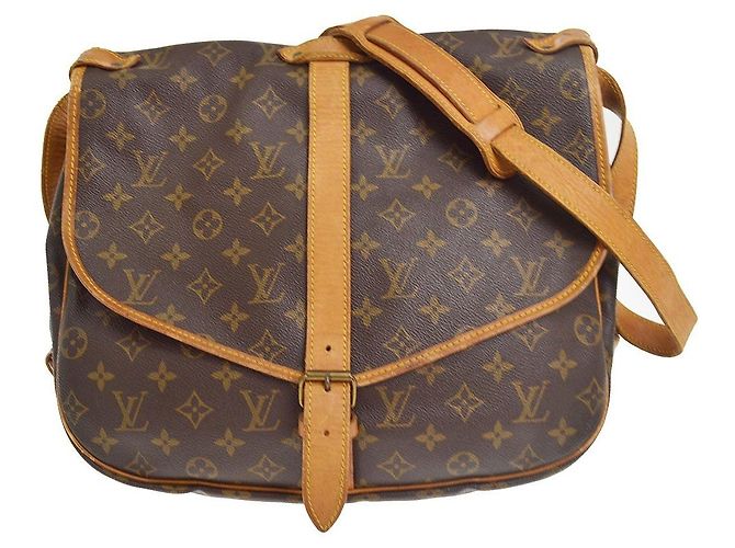 Louis Vuitton Saumur Monogram 35 Marron