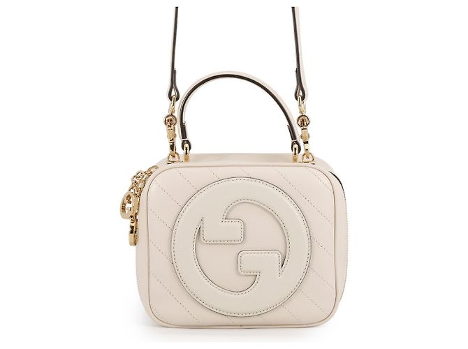 Gucci Blondie Lederhandtasche Beige