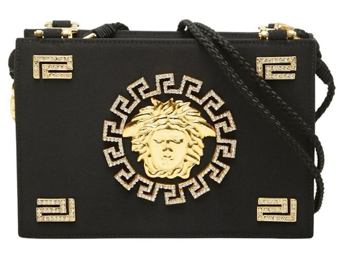 Borsa a tracolla Versace Medusa Nero
