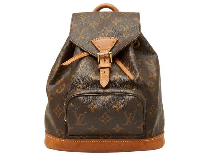 Sac à dos Louis Vuitton Monogram Mini Montsouris Marron