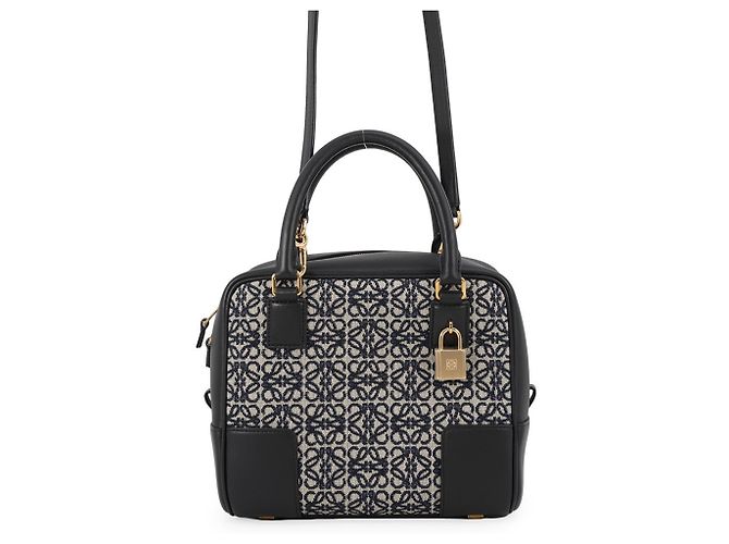 Sac à main Loewe Amazona 19 Square Marron Noir