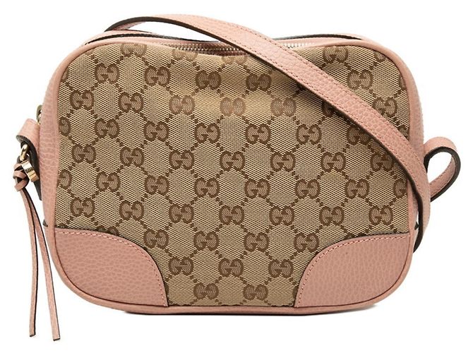 Borsa a tracolla Gucci GG Canvas Beige