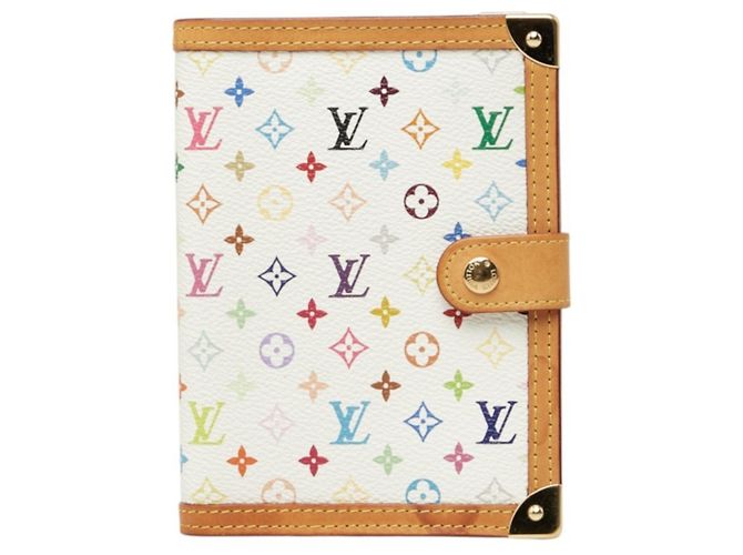 Louis Vuitton Monogram Multicolor Agenda PM Marrone Bianco Multicolore