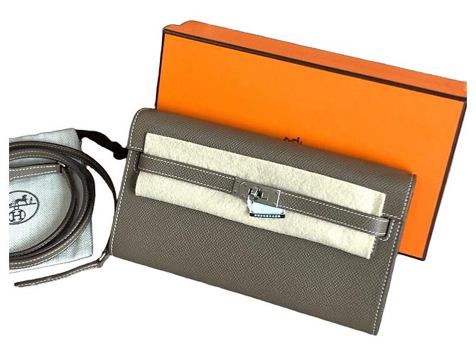 Hermès Kelly To Go Gris Elephant Cuir Epsom