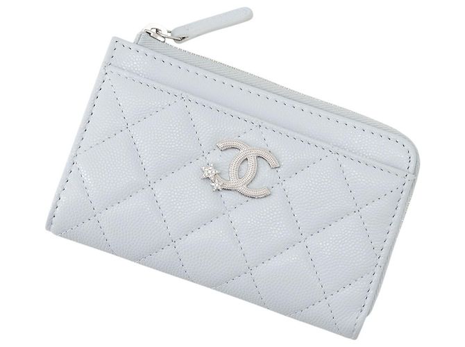 Monedero Chanel Matelassé Azul claro