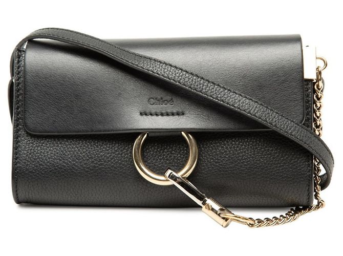 Borsa a tracolla Chloé Faye Nero