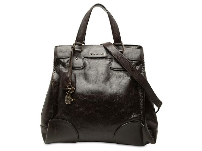 Céline Bolsa de mão/Bolsa de ombro Celine em couro marrom