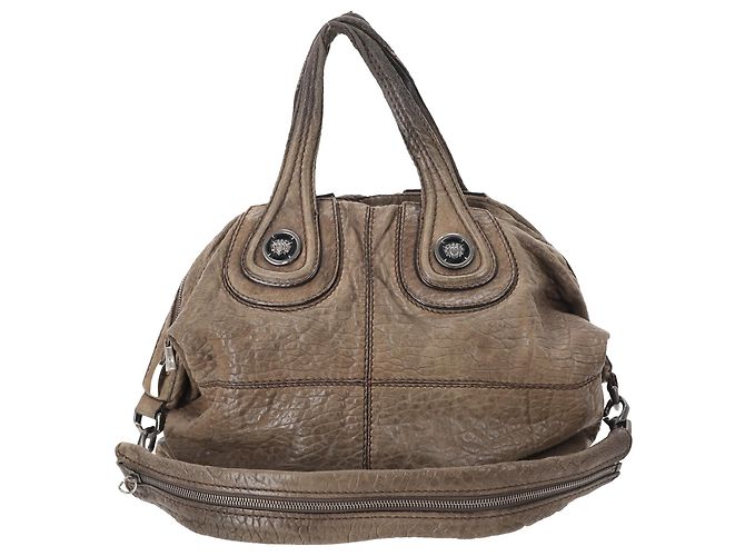Borsa Nightingale Medium Givenchy in pelle di pecora marrone Rosso