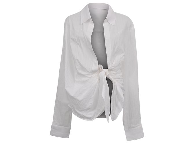 Camisa Bahia Jacquemus en algodón blanco