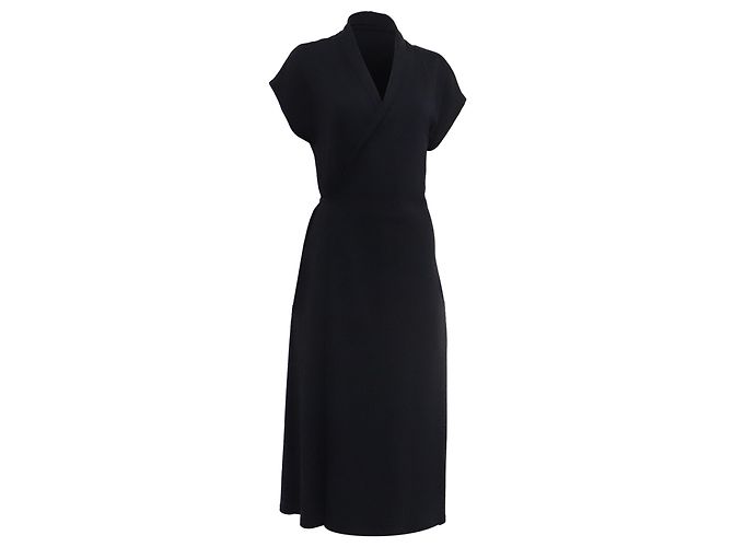 Max Mara Abito midi con scollo a V MaxMara Leisure in cotone blu navy
