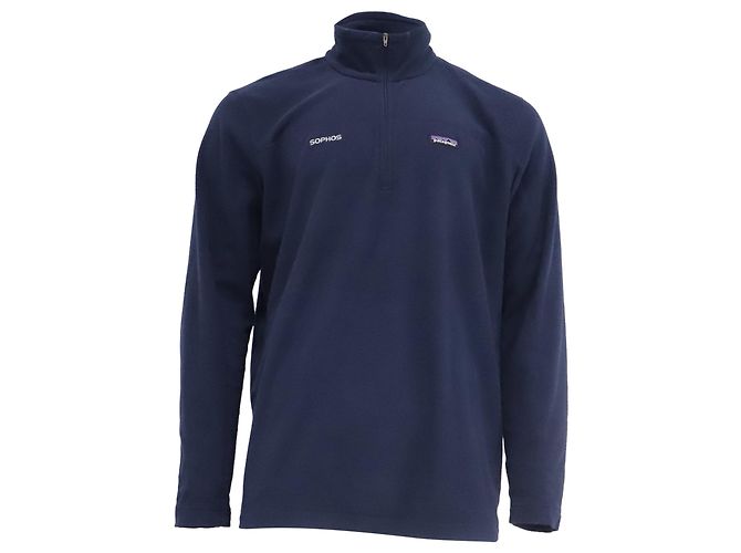 Autre Marque Patagonia Navy Quarter Zip Pullover in Blue Polyester