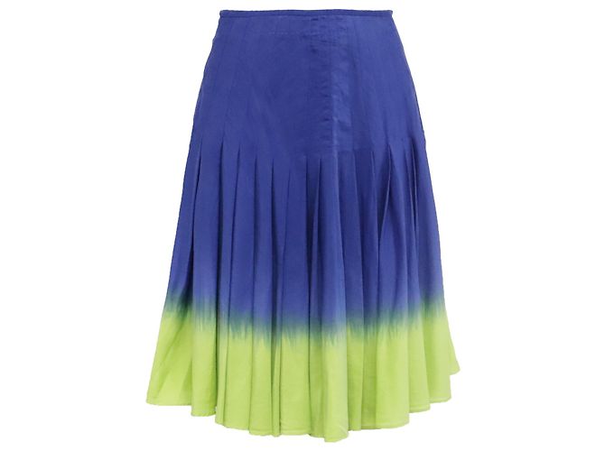 Gonna midi Moschino con stampa tie-dye in cotone multicolore