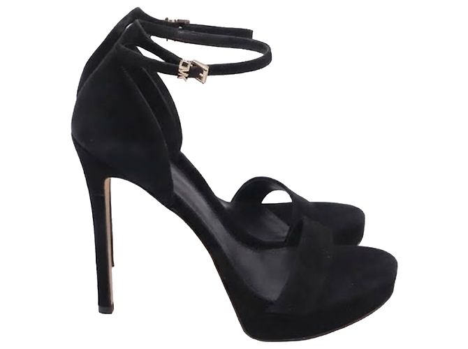 Talons à plateforme Michael Kors Jordyn en daim noir
