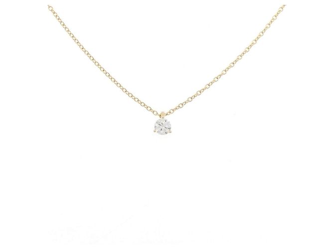 Autre Marque Collar de Diamantes Au750 Dorado