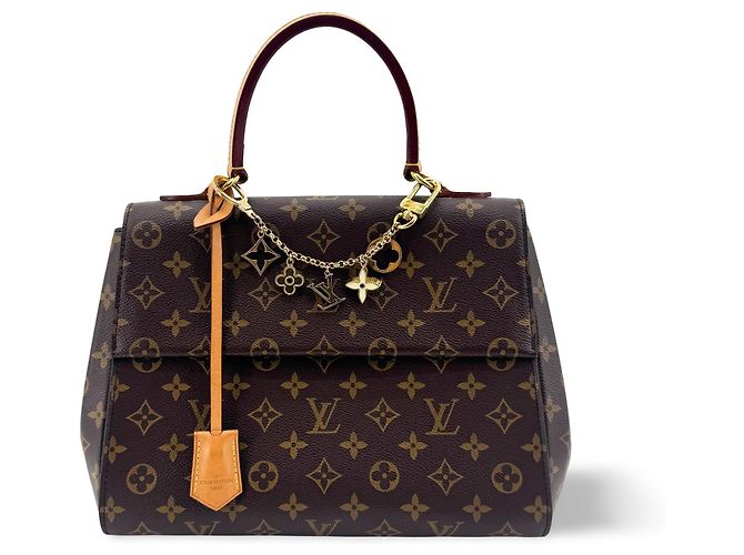 Louis Vuitton Cluny Top Handle Monogram Canvas BB Marrom