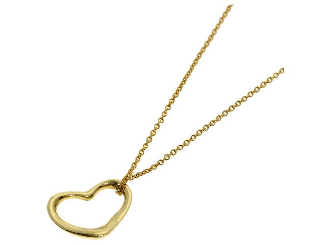 Autre Marque Collar Open Heart de Tiffany & Co. en oro amarillo de 18K