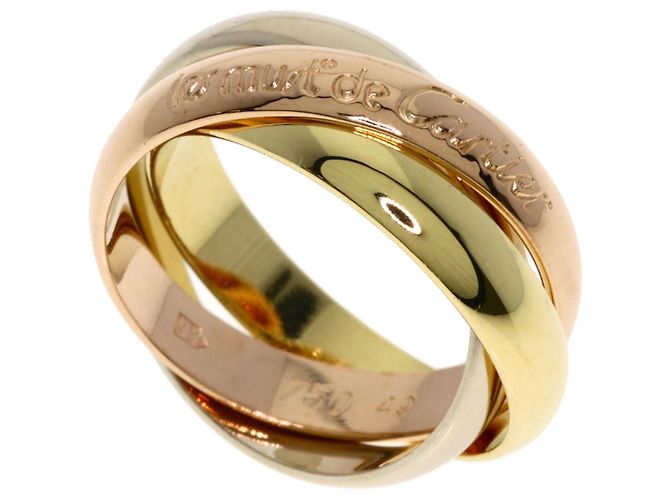 Anillo Cartier Trinity en oro rosa blanco y amarillo 18K