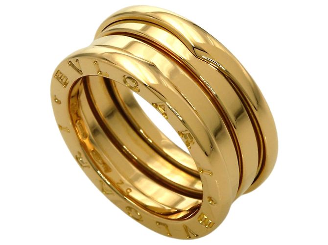 Bulgari Anillo Bvlgari B-zero1 de 2 bandas en oro amarillo 18K